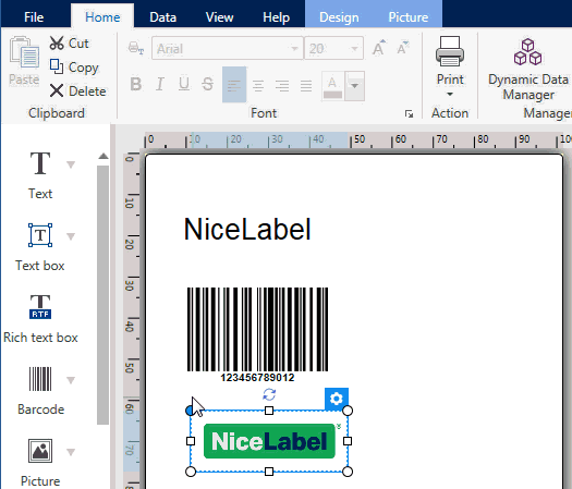 Prisym / NiceLabel labeldesign software